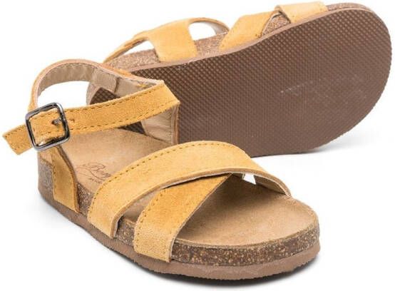 Bonpoint Sandalen met gekruiste bandjes Bruin