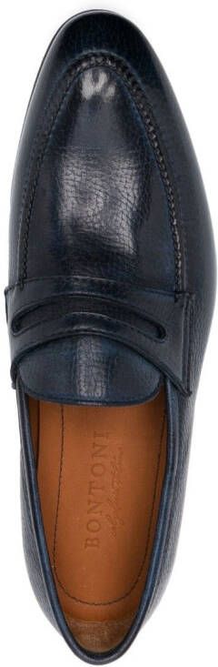 Bontoni Leren loafers Blauw