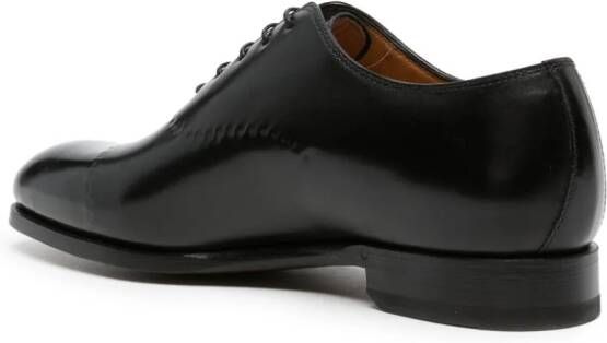 Bontoni Leren Oxford veterschoenen Zwart