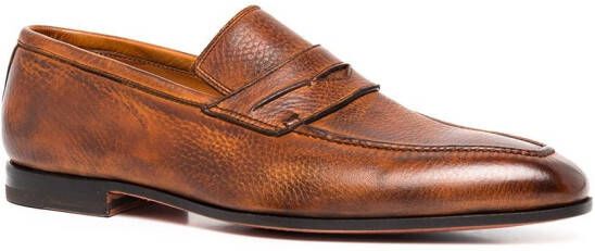 Bontoni Principe leren loafers Bruin