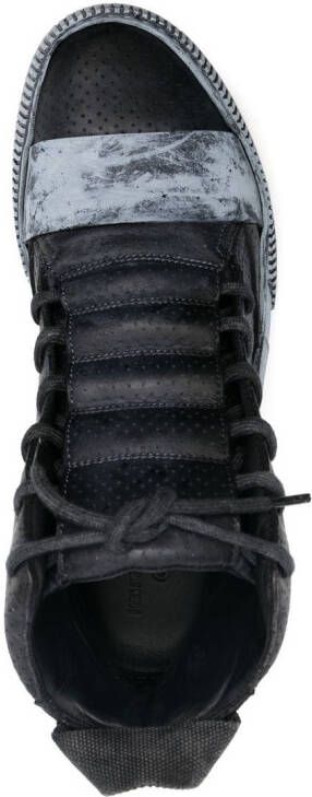 Boris Bidjan Saberi Bamba sneakers met plateauzool Zwart