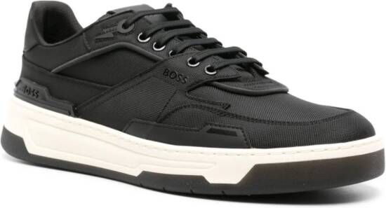 BOSS Baltimore sneakers met vlakken Zwart