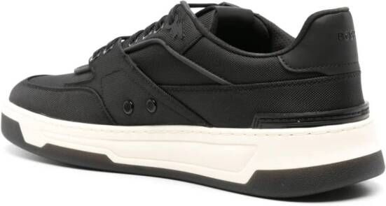 BOSS Baltimore sneakers met vlakken Zwart