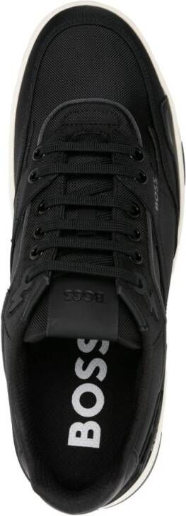 BOSS Baltimore sneakers met vlakken Zwart