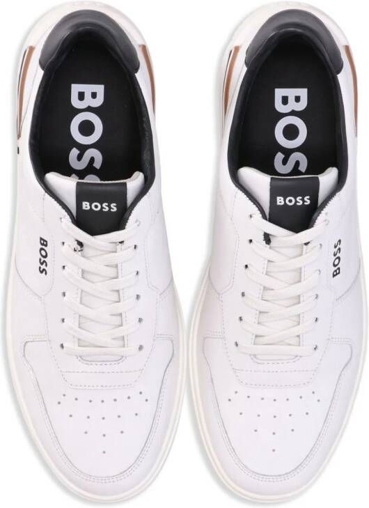 BOSS Cupsole logo-print sneakers Wit