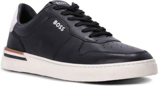 BOSS Cupsole logo-print sneakers Zwart