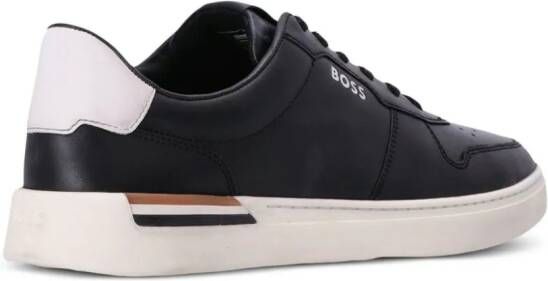 BOSS Cupsole logo-print sneakers Zwart