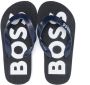 BOSS Kidswear Teenslippers met logoprint Blauw - Thumbnail 3