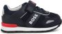 BOSS Kidswear Sneakers met logo Blauw - Thumbnail 2