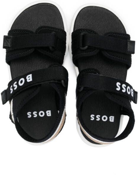 BOSS Kidswear Sandalen met klittenband Zwart