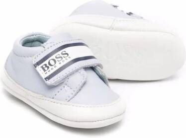 BOSS Kidswear Sneakers met klittenband Blauw