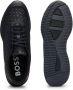 BOSS Sneakers met monogram-jacquard Zwart - Thumbnail 3