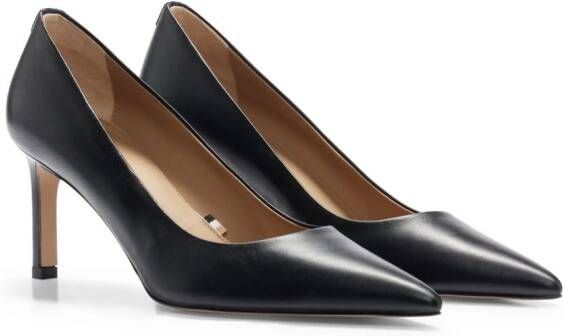 BOSS Pumps met puntige neus Zwart