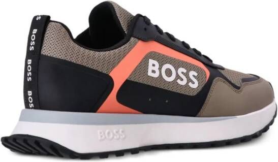 BOSS Sneakers met logoprint Bruin