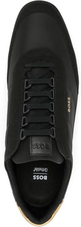 BOSS Sneakers met logoprint Zwart