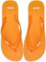 BOSS Teenslippers met logo-applicatie Oranje - Thumbnail 4