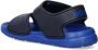 BOSS Sandalen met klittenband Blauw - Thumbnail 3