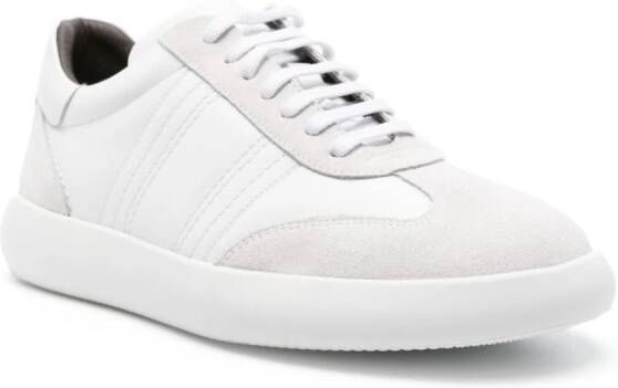 Brioni Sneakers met suède vlakken Wit