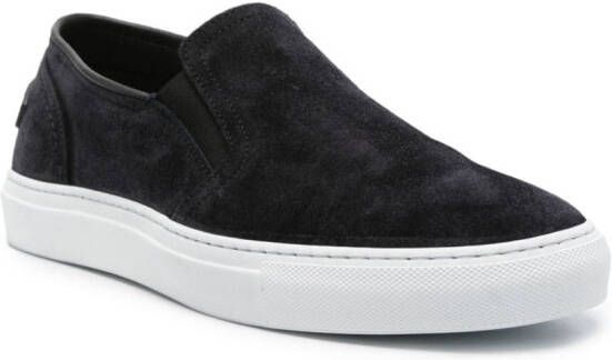 Brioni Suède sneakers Blauw