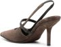 Brunello Cucinelli Monili suède pumps Bruin - Thumbnail 3