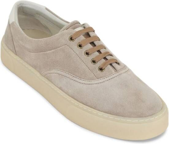 Brunello Cucinelli Cavalry suède sneakers Beige