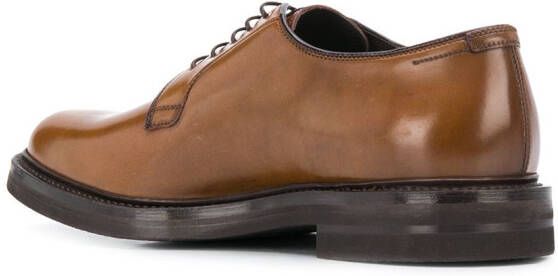 Brunello Cucinelli Cordovan derby schoenen Bruin