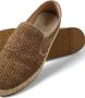 Brunello Cucinelli Geweven suède slippers Bruin - Thumbnail 4