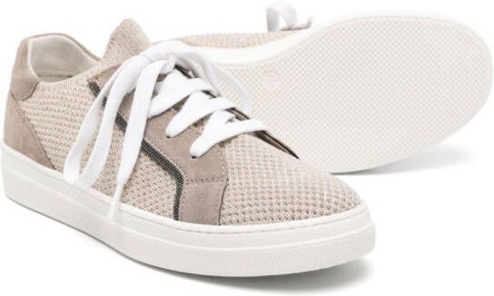 Brunello Cucinelli Kids Soksneakers Goud