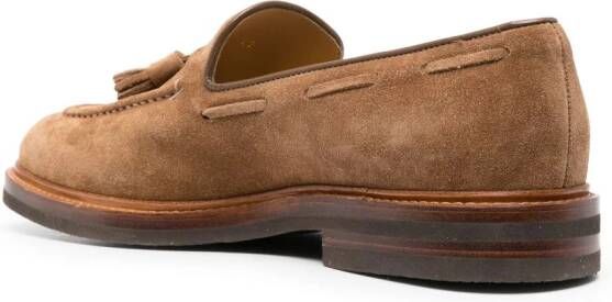 Brunello Cucinelli Loafers met kwastjes Bruin