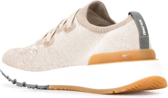 Brunello Cucinelli Low-top soksneakers Beige