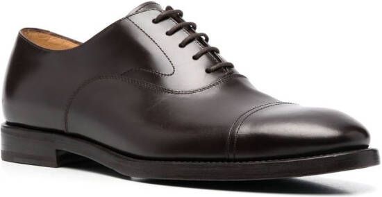 Brunello Cucinelli Oxford leren veterschoenen Bruin