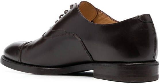 Brunello Cucinelli Oxford leren veterschoenen Bruin