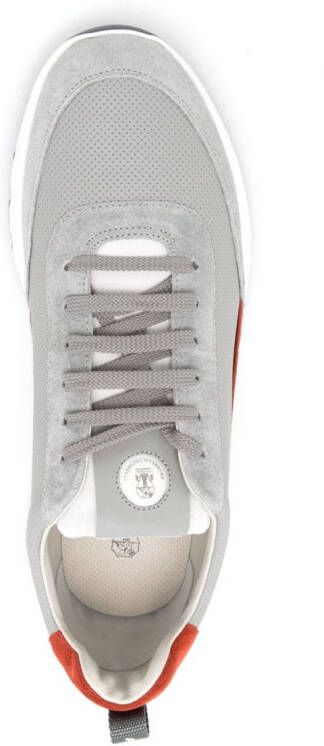 Brunello Cucinelli Sneakers met vlakken Grijs