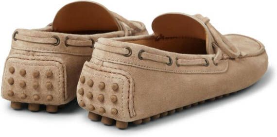 Brunello Cucinelli Suède bootschoenen Beige