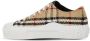 Burberry Geruite low-top sneakers Bruin - Thumbnail 3