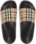 Burberry Geruite slippers Bruin - Thumbnail 5