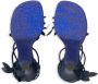 Burberry Ivy Flora leren sandalen Blauw - Thumbnail 2