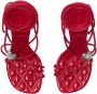 Burberry Ivy Shield 105 sandalen met bandjes Rood - Thumbnail 4