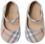 Burberry Kids Mary Jane geruite schoenen Beige - Thumbnail 2