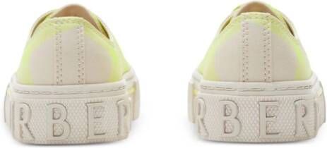 Burberry Kids Geruite sneakers Beige