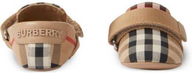 Burberry Kids Sloffen met klittenband Beige