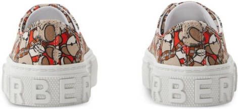 Burberry Kids Thomas slip-on sneakers Oranje