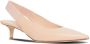 Burberry Leren slingback pumps Roze - Thumbnail 2