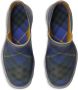 Burberry Marsh geruite enkellaarzen Blauw - Thumbnail 4