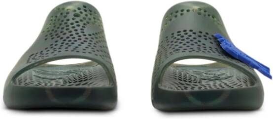 Burberry Stingray slippers verfraaid met logo Groen