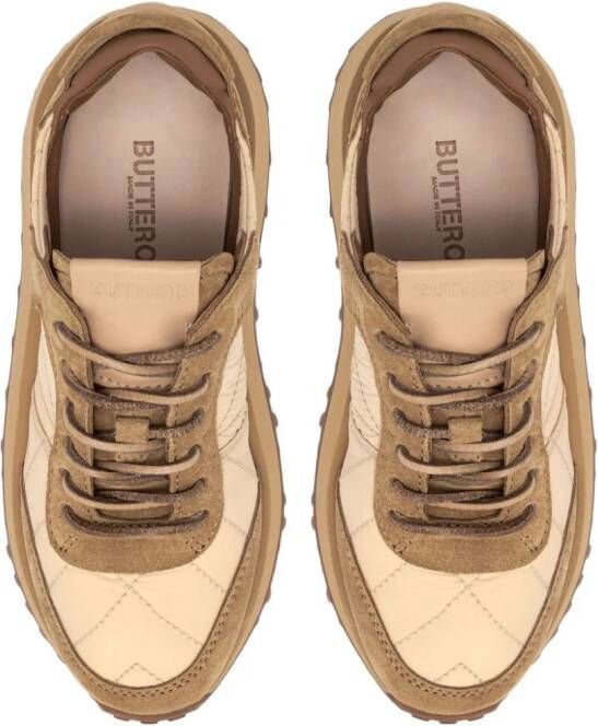 Buttero Sneakers met vlakken Beige