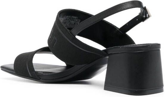 Calvin Klein Sandalen met blokhak Zwart