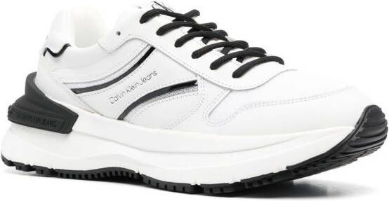 Calvin Klein Jeans Sneakers met logo Wit