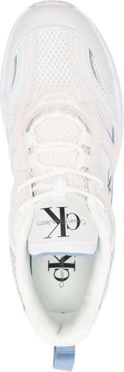 Calvin Klein Jeans Sneakers met logopatch Wit