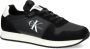 Calvin Klein Jeans Sneakers met vlakken en logoprint Zwart - Thumbnail 2